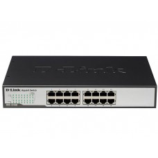 Коммутатор неуправляемый, D-Link, DGS-1016D, 16-port 10/100/1000 Mbit/s