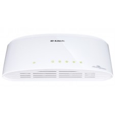 Коммутатор неуправляемый, D-Link, DGS-1005D, 5-port 10/100/1000 Mbit/s