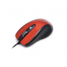 Оптическая мышь, DeLux, DLM-485OUR, USB, Black-Red